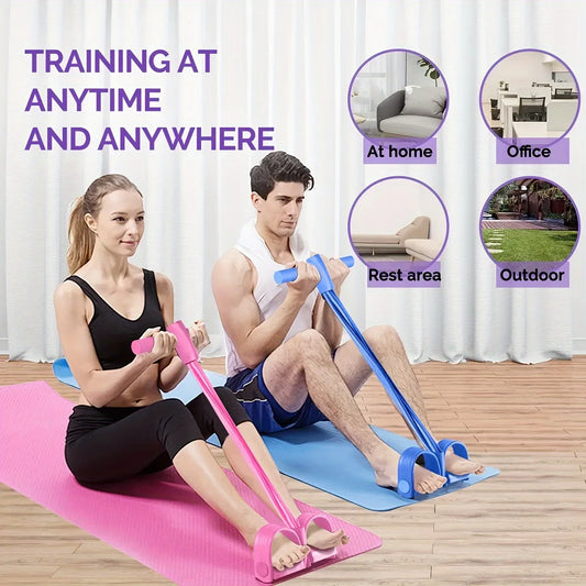 PowerGrip Four-Tube Home Resistance Trainer