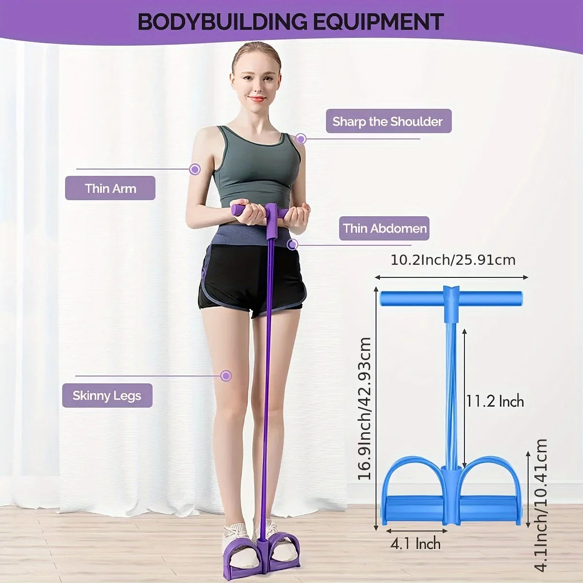 PowerGrip Four-Tube Home Resistance Trainer