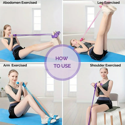 PowerGrip Four-Tube Home Resistance Trainer