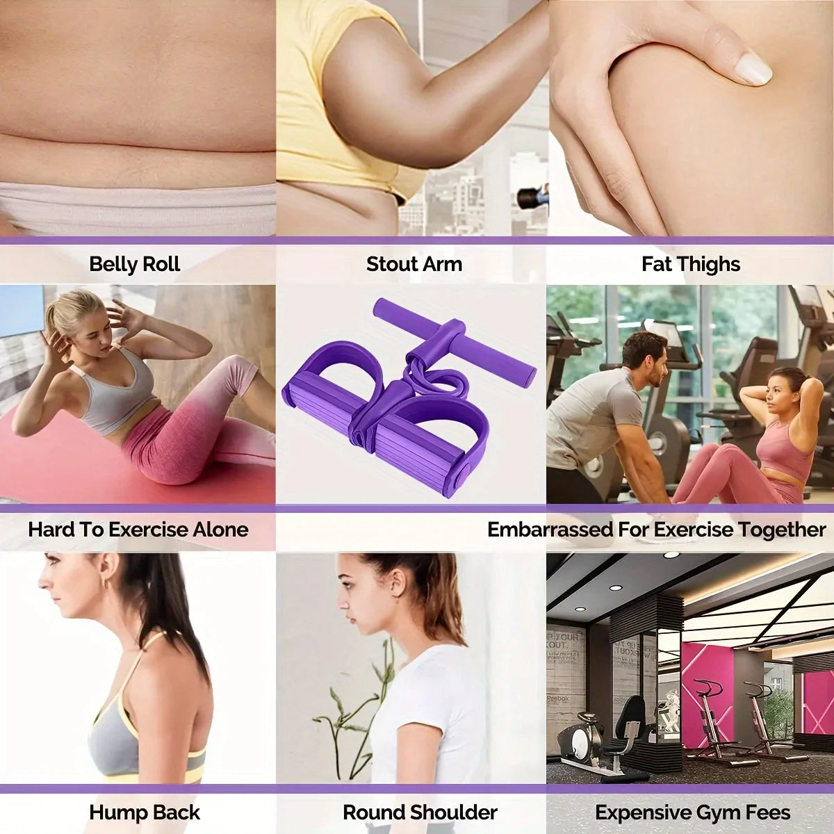 PowerGrip Four-Tube Home Resistance Trainer